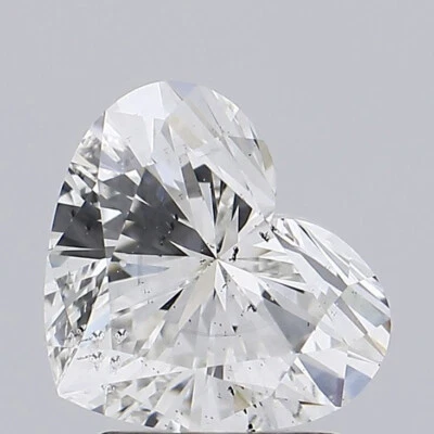 2 CT Heart Shape Lab Grown Diamond for Pendant - IGI Certified - Image 1 of 2