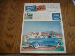 De Soto - Anuncio impreso vintage - De Luxe sedán de seis pasajeros - Imagen 1 de 1