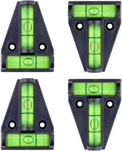 4PCS RV T Level Bubble Levels Cross Check Bubble Two ways Multipurpose Spirit - Picture 1 of 5