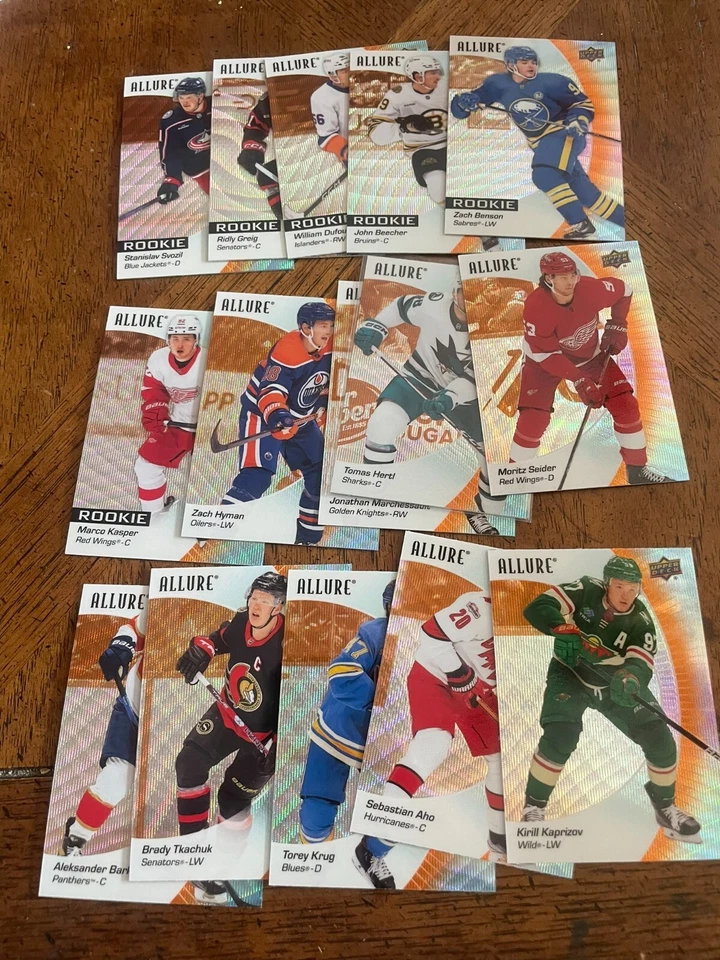 2023-24 Upper Deck Allure Orange Slice Variant U PICK! Buy More & Save! - Image 1 of 1