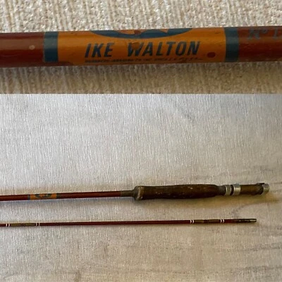 Varilla giratoria vintage Horrocks Ibbotson 8’ Ike Walton #13?? 2 piezas Foto 1 de 4