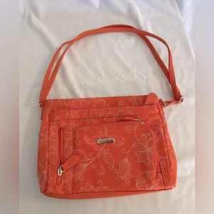 MultiSac | Magma Orange Floral Summerville Crossbody Bag - Picture 1 of 5