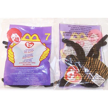 Gorro TY McDonald's Teenie - #7 SPINNER the Spider (2000) (4,5 pulgadas) - Nuevo Foto 1 de 1