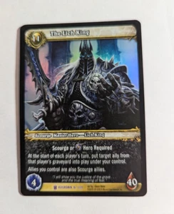 LP The Lich King Epic 16/220 Archives Foil World of Warcraft TCG - Picture 1 of 2