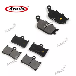Organic Front Rear Brake Pads for Yamaha YZF R6 2004-2016 XSR900 ABS 2016-2022 - Picture 1 of 6