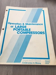 MANUAL DE OPERACIÓN Y MANTENIMIENTO DEL COMPRESOR DE AIRE GRANDE INGERSOLL RAND - Imagen 1 de 6