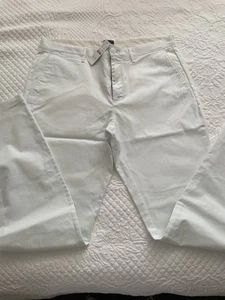 J. Crew Chino Pants Men's 34x36 White Chino’s Classic - Picture 1 of 6
