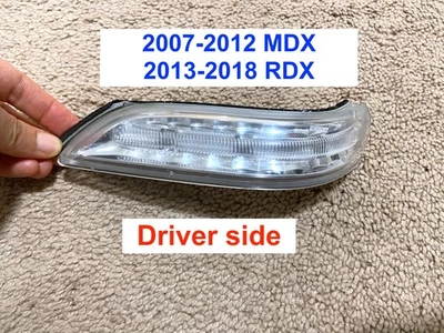 2007-2012 Acura MDX 13-18 RDX Driver Side Left Mirror Turn Signal Light Lens OEM Foto 1 de 4