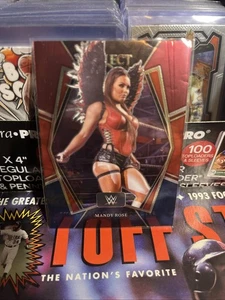 2022 Panini Select WWE Premier Level Red and Blue Mandy Rose #156 - Bild 1 von 2