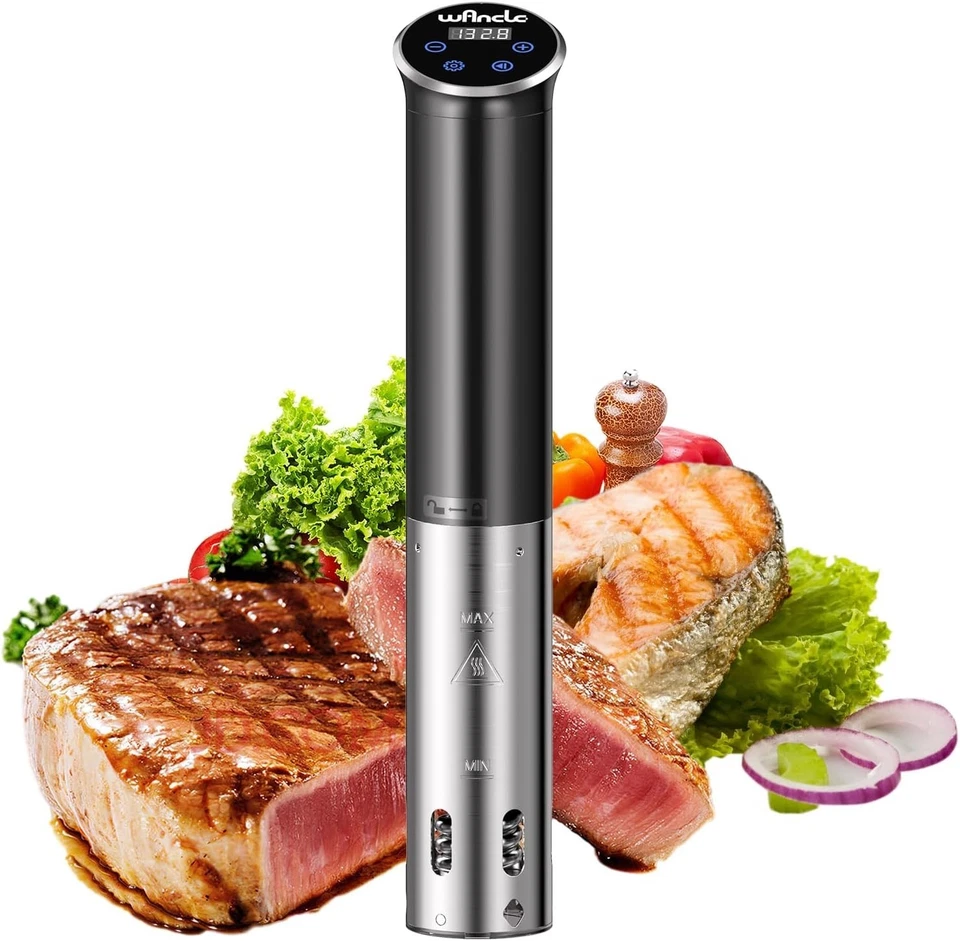 Sous Vide Wancle Roner 1100W Sous Vide Cooker Controllo Preciso della Temperatur - Immagine 1 di 4