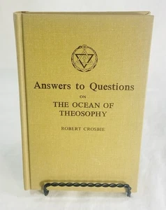 Answers To Questions On The Ocean Of Theosophy Robert Crosbie 1974 HC Book - Picture 1 of 12