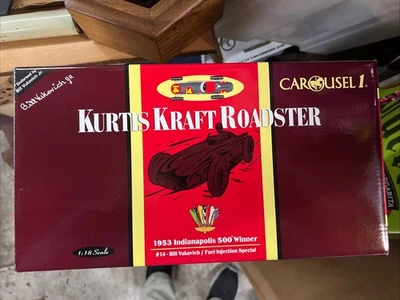 Carrusel I 1953 Indianápolis 500 ganador #14 Bill Vukovich Kurtis Kraft Roadster Foto 1 de 4