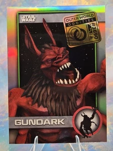 Gundark Topps Chrome 2025 Star Wars UO-5 Outer World Oddities - Picture 1 of 2
