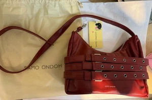 SAMO ONDOH trio belt mug bag M goat red / Shoulder Bag - Picture 1 of 5