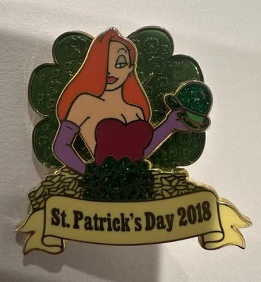 Disney Collector Pin Jessica Rabbit St. Patrick's Day 2018 Limited Edition 4000 - Image 1 of 2