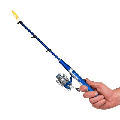 G.E.I. Encendedor de barbacoa caña de pescar cara abierta, colores surtidos, 1 pieza Foto 1 de 4