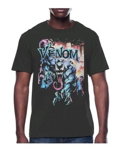 New Marvel Mens Gray Short Sleeve Venom Graphic T-Shirt Size Small free shipping - Picture 1 of 5