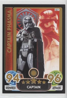 2016 Topps Star Wars Europe Celebration Force Attax Jumbo Captain Phasma #CE7 - Image 1 of 2