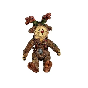 Boyds Bears Ivy Mooselbeary Resin Figurine Christmas Shoebox Bear 4287 - Bild 1 von 8