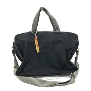 PRADA 4V0369 Sports logo 2WAY bag Duffle Bag Nylon Black - Picture 1 of 13