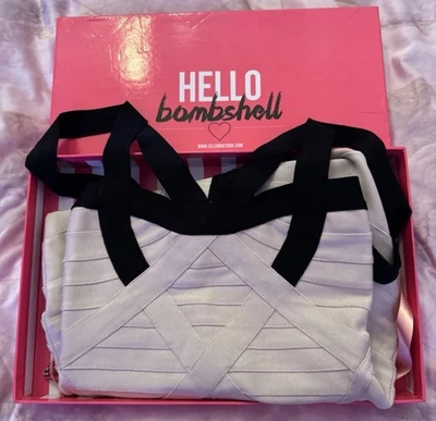 ✨ Celeb Boutique Bandage Dress – Size S ✨ - Image 1 of 4