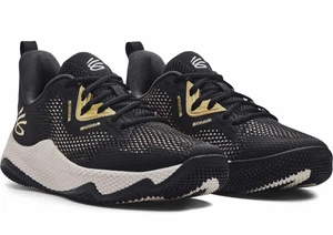 UNDER ARMOUR-New-Men's Black/Grey Curry HOVR Splash 3 Shoes-3026899-002-Size 11 - Picture 1 of 7
