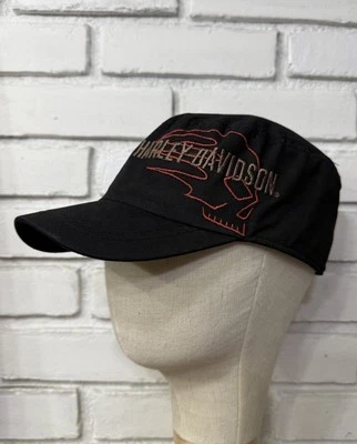 Gorra militar Harley Davidson bordada mediana para mujer Foto 1 de 4