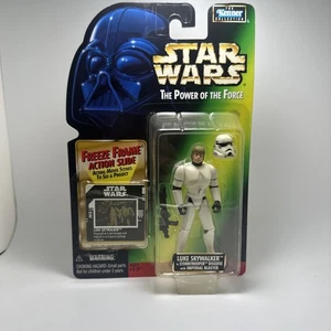Star Wars Power of the Force Luke Skywalker Stormtrooper Verkleidung Freeze Frame - Bild 1 von 4