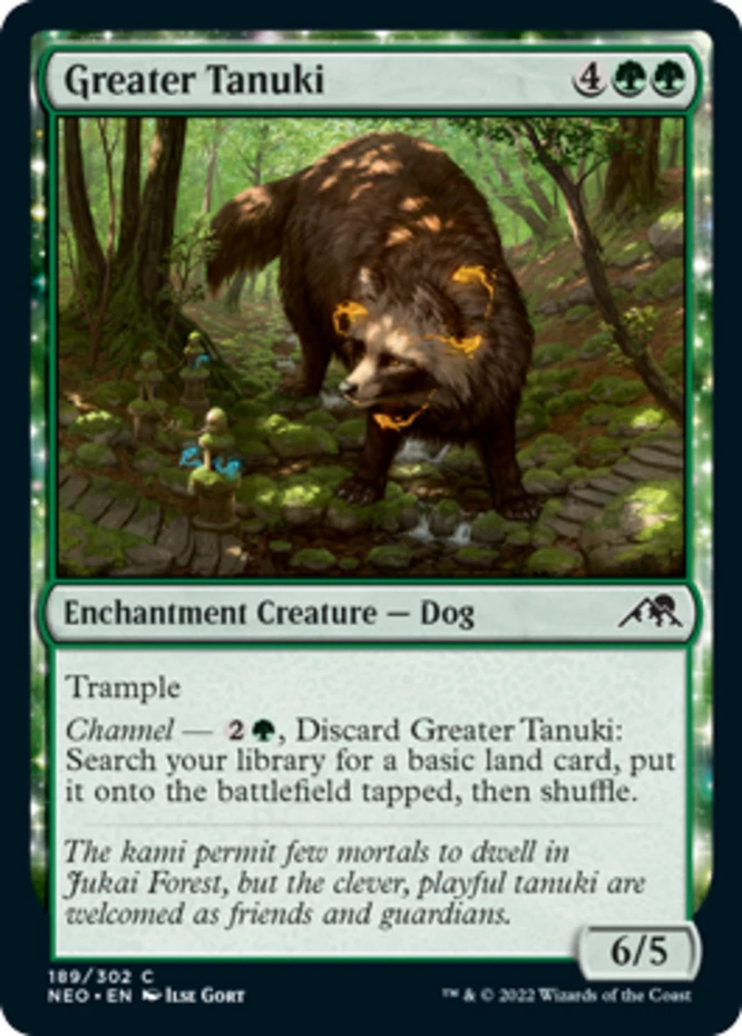 x1 Greater Tanuki - Kamigawa: Neon Dynasty - NM - MTG - Image 1 of 1