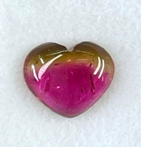 CERTIFIED 2.174ct Brazilian Nat Party Colored Tourmaline Heart Loose Stone P G Y - Picture 1 of 20