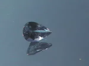 Tanzanite naturale sfusa sfaccettata 4x6mm pera 0,40ct Reiki - Foto 1 di 1