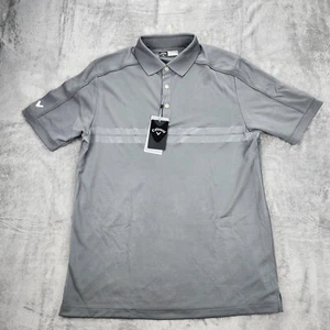 Callaway Golf Men Polo Shirt Small Opti-Dri Quiet Shade NWT - Picture 1 of 14