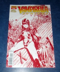 VAMPIRELLA STRIKES #5 D 1:10 Johnny Desjardins BLOOD RED variant DYNAMITE - Picture 1 of 1