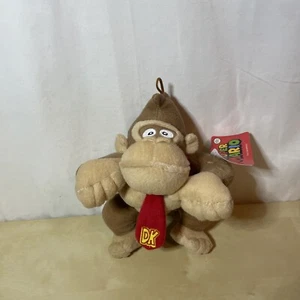 Donkey Kong 9” Plush Stuffed Toy Official Licensed Nintendo Super Mario DK, New - Picture 1 of 9