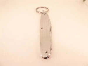 Porte-Clés / Key Ring - COUTEAU / KNIFE - 2 LAMES / BLADES - DECAPSULEUR - - Picture 1 of 8