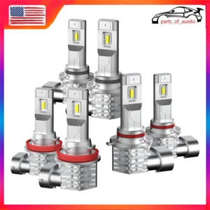 9005 9006 6500K White Bright Xenon LED Super Fog Driving Light Bulb Kit CANBUS - Picture 1 of 9