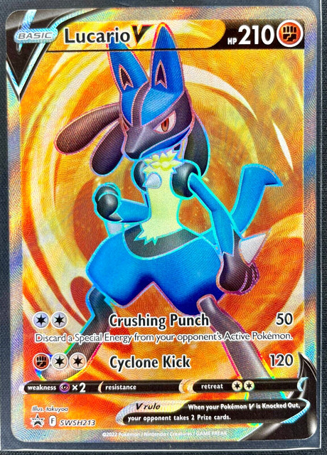 Carta de Jogo: Lucario LV.X (Pokémon TCG(Mysterious Treasures Set)  Col:PKM-MTS-EN122