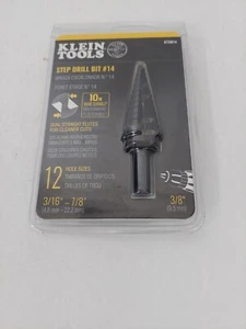 KLEIN TOOLS STEP DRILL BIT #14 3/16"-7/8" MODEL: KTSB14 - Picture 1 of 3