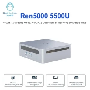 2023 New Mini Gaming PC AMD Ryzen5 5500U CPU 2.1GHz Up to 4.0GHz Windows 10/11 - Picture 1 of 24