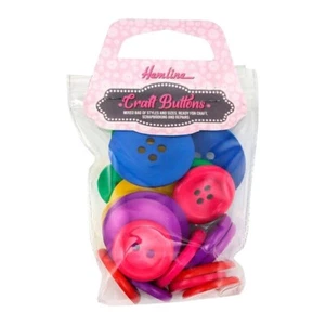 Hemline Clown Craft Buttons - 150g Pack - Picture 1 of 1