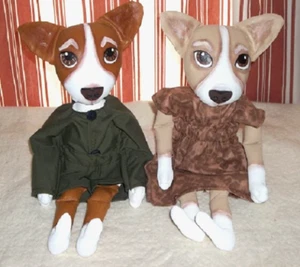 Buy 2 Get the 3rd FREE,  PATTERN, Primitive Folk Art Doll,  Corgi Dog Doll - Picture 1 of 1