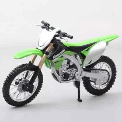 Modelo de motocicleta Bburago Kawasaki KX 450F escala 1/18 diecast motocross Foto 1 de 4