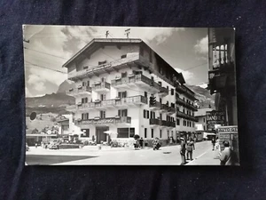 Cartolina Cortina Hotel de la Poste Belluno Animata EC721 - Picture 1 of 1