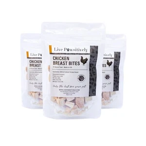 Freeze Dried Chicken Breast Dog/ cat Treat 3 bags, each bag 4oz, Made in USA - Picture 1 of 4