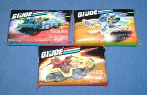1988 GI/G.I Joe TISSUE PACK lot of 3 Desert Fox BF2000 new sealed Hasbro MIP JTC - Picture 1 of 9