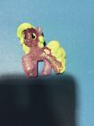 My Little Pony MLP Mini Glitter Pony Lily Flower 