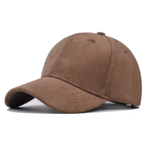 Casual Baseball Caps For Women Men Fashion Suede Hat Autumn Winter Outdoor - Picture 1 of 25
