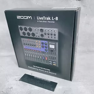 ZOOM LiveTrak L-8 8ch Live Podcast Digital Mixer and Recorder L8 L 8 Japan New - Picture 1 of 21
