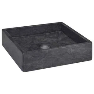 Sink Black 15.7"x15.7"x3.9" Marble vidaXL - Picture 1 of 6