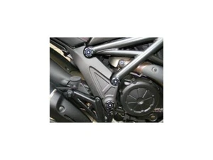 Ducabike Black Frame Caps for Ducati Diavel Amg 2010 > 2018 - Picture 1 of 1